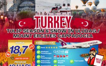 TURKEY TULIP SEASON & SNOW IN ULUDAG MOUNT ERCIYES CAPPADOCIA 30 APRIL 2024